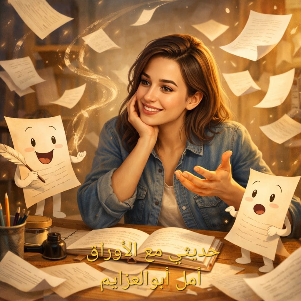 حديثي مع الأوراق